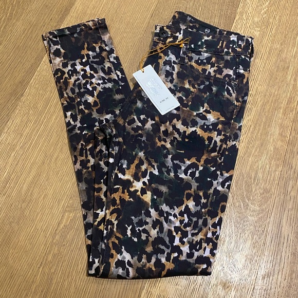 AG The Farrah Skinny Ankle Jeans Untamed Camo - Picture 4 of 9